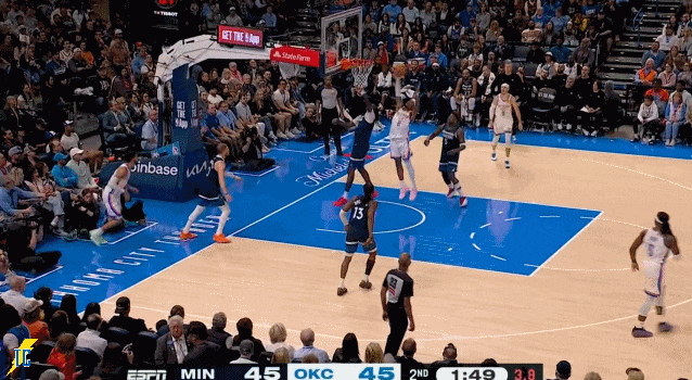 雷霆下半场逆转森林狼 亚历山大砍20+10引领胜利