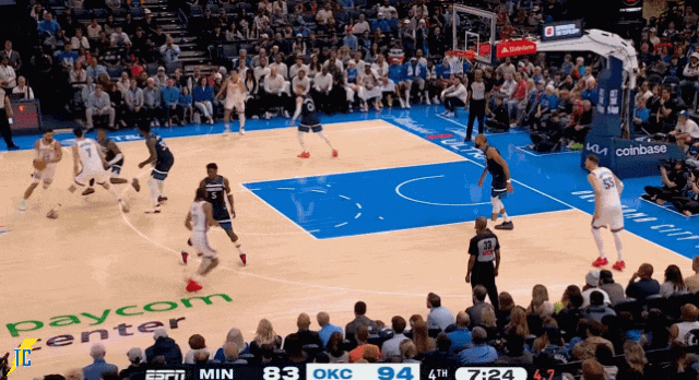 雷霆下半场逆转森林狼 亚历山大砍20+10引领胜利